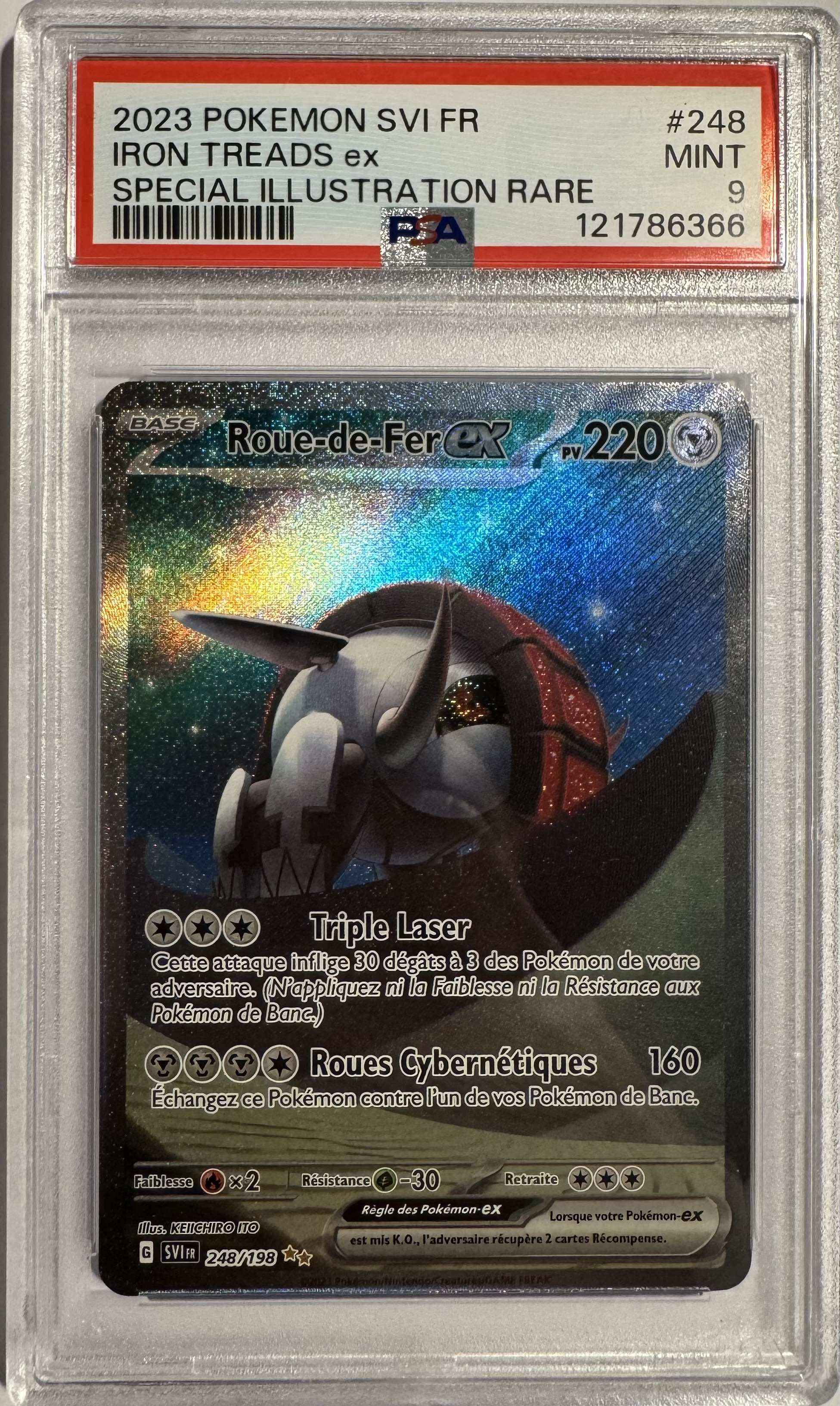 Roue-de-Fer ex ALT - Pokemon (Écarlate & Violet)