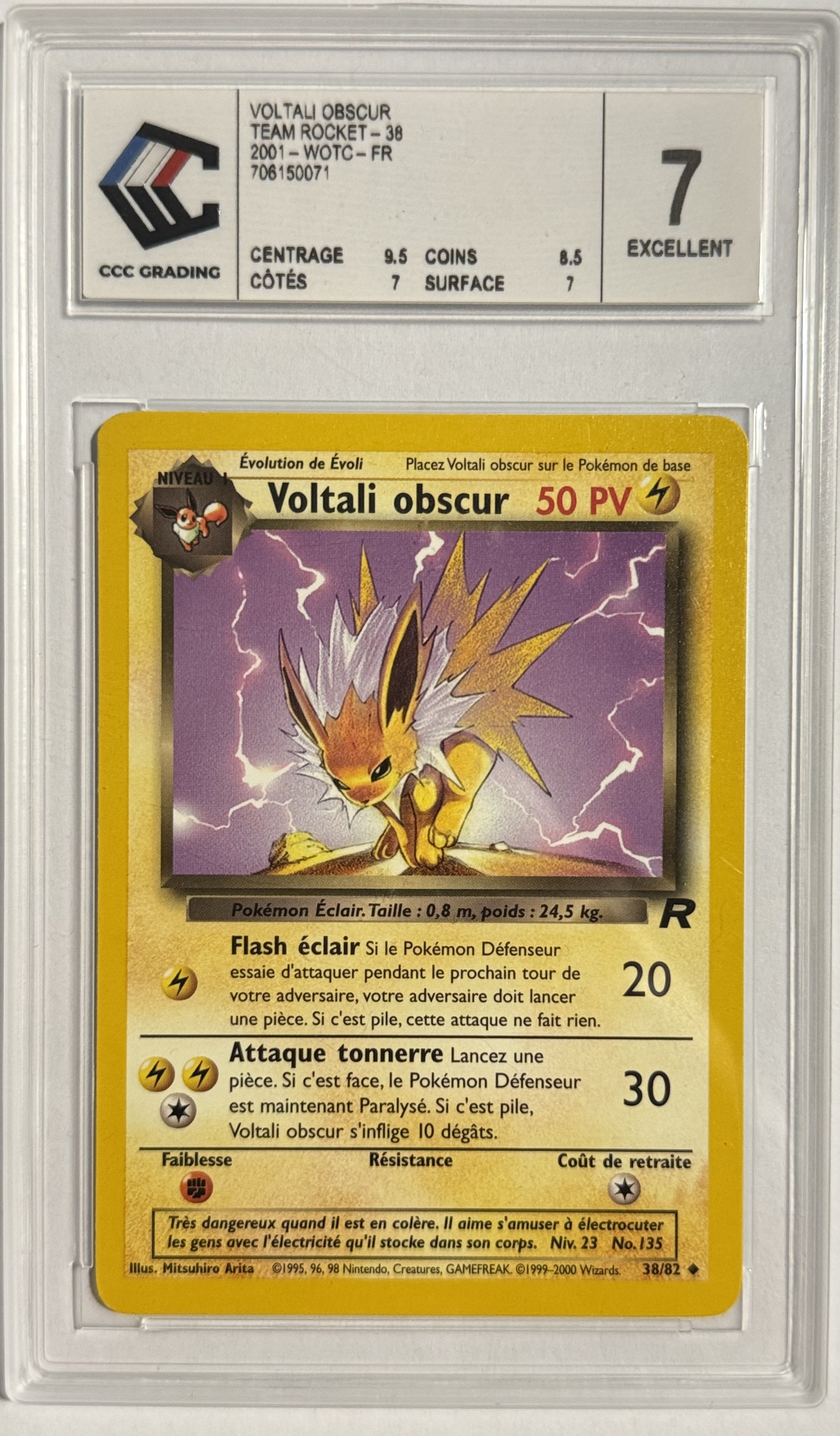 Voltali Obscur - Pokemon (Team Rocket)